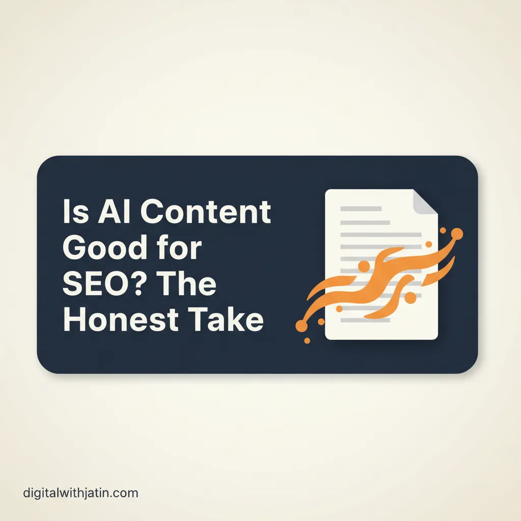 AI-generated content being reviewed and edited by a human editor — the essential combination for SEO quality